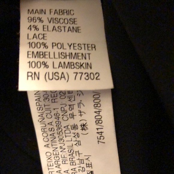 🟠 ZARA 🟠 lambskin knee length dress - Picture 8 of 9